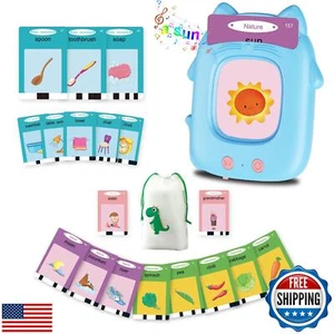 Talking Flash Cards for Toddlers Language Educational Learning Toys for Toddl - Picture 1 of 5