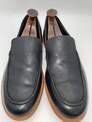 Timberland Boot Co. Venetian Black Leather Shoes Men's 12 Slip On Loafers - Image 1 of 4