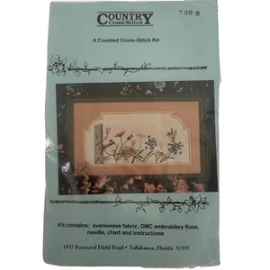 Vtg new Country Cross Stitch #7302 - summer Hummer Kit - NIP - Picture 1 of 3