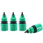 1X(Garden Hose Pipe One Way Adapter Tap Connector Fitting For Irrigation 4-pack