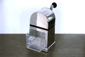 MANUELLER ICE-CRUSHER, EISWÜRFEL ZERKLEINERER, CHROM - Bild 1 von 5