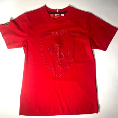 PUMA Ferrari - Camiseta Primavera Crew Niños - TALLA M - Roja Foto 1 de 4