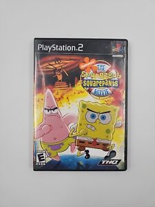 The SpongeBob Schwammkopf Film PS2 Sony PlayStation 2 CIB komplett schwarzes Etikett
