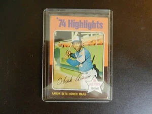 1975 VINTAGE TOPPS *HOFER HANK AARON der ATLANTA BRAVES NL ALL-STAR Karte* #1 - Bild 1 von 2