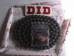 YAMAHA CHAIN DID 525V8-114 BLACK 94582-21114 OEM YZF R6 2006 -2020 + CLIP LINK - Picture 1 of 2