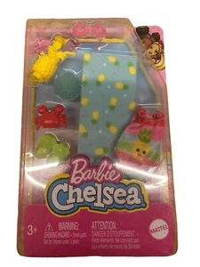 Barbie Chelsea Accessory Pack Beach Pool Themed Clothing Shoes Accessories NEW - Picture 1 of 2