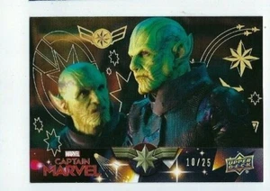 2020 Captain Marvel base 15 gold parallel 10/25 - Picture 1 of 1