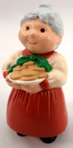 Hallmark Merry Miniatures 1989 Mrs. Clause With Cookies - Picture 1 of 1