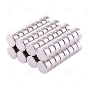 100pcs Disc 10mm x 5mm Round Strong Magnets Rare Earth Neodymium N48 - Picture 1 of 1