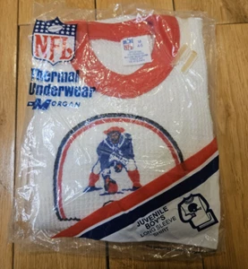 NOS 70's NEW ENGLAND PATRIOTS Old Logo Juvenile Thermal L/S Shirt Toddler M 4-5 - Picture 1 of 8