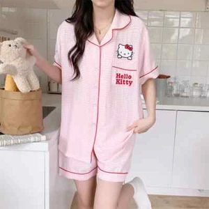 New KT Pajamas Breathable Lightweight Homewear Suits Pajamas - Picture 1 of 15