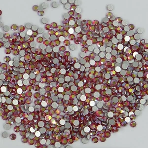 2000 SS6 HYX:  75 strass Swarovski fond plat SS6(2,0mm) HYACINTH AB - Picture 1 of 3