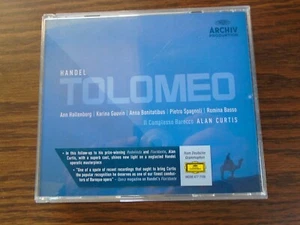 Handel: Tolomeo (CD Feb-2008, 3 Discs Archiv Produktion (DG Sub-Label) VERY GOOD - Imagen 1 de 5