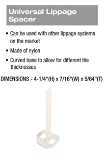 DTA Universal Fliesen Lippage Leveling System Abstandshalter - Bild 1 von 6
