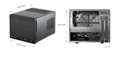 SilverStone SG13B Computer Case - Image 1 of 2