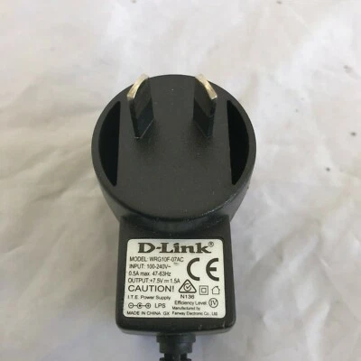 D-Link WRG10F-07AC Power Adapter Charger - Image 1 of 2