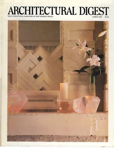 Architectural Digest Magazine March 1987 - Picture 1 of 2