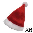 6X Chapeau de Noël 1/6 Bonnet de Père Noël pour 12 '' / Phicen / Kumik