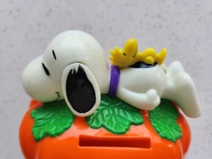 Vintage Snoopy Whitman's Candies Halloween Plastic Coin Bank - Picture 1 of 6