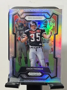 Zach Thomas 2024 Panini Prizm Selecciones de draft #78 Silver Prizm Parallel Texas Tech - Imagen 1 de 6