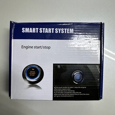 Car One-Key Stop Button Remote Bluetooth Smart Engine Starter Central Lock Kit - Image 1 of 3