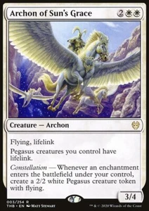 MTG Magic the Gathering Archon of Sun's Grace (3/372) Theros Beyond Death LP - Picture 1 of 1