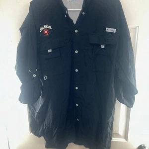 Columbi PFG Jim Beam Bourbon Button Shirt XL - Picture 1 of 5