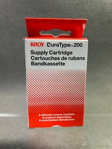 Cartouche d'alimentation KROY DuraType 200 réf 2196612 - Bleu sur transparent - 20 disponibles - Photo 1/6