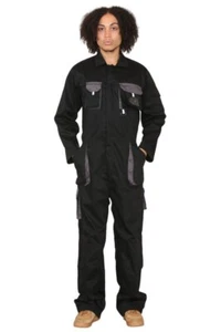 Men's Overalls Boiler Suit Coveralls Mechanic Boilersuit Protective Garage - Picture 1 of 7
