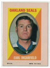 1970-71 Topps Sticker Stamps Earl Ingarfield Oakland Seals #NNO