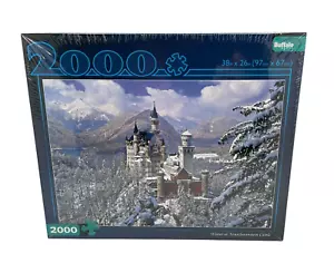 Buffalo Games 2000 Piece Jigsaw Puzzle Winter at Neuschwanstein Castle NEW - Picture 1 of 10