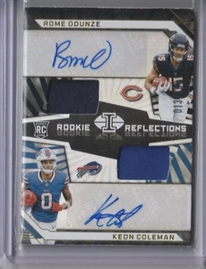 Keon Coleman & Rome Odunze Duell RPA /199 Panini Football - Picture 1 of 2