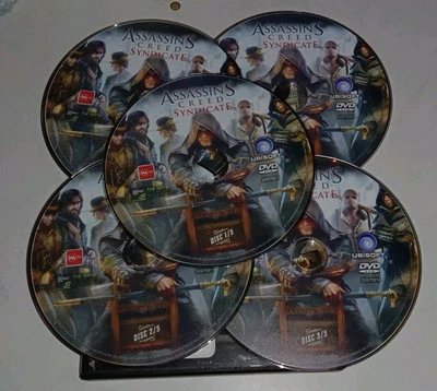 Assassins Creed Syndicate Special Edition PC DVD ROM 5 Disc Game All VGC  - Image 1 of 4