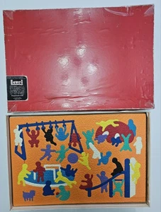 Vintage 1982 Lauri Puzzle Spielplatz #2184 Schaumstoff komplett mit Box - Bild 1 von 6