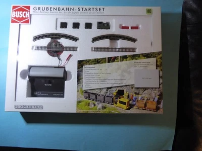 Busch Grubenbahn Start Set H0f Schaubergwerk Kupferplatte (Lok 5011 mit Licht!) - Bild 1 von 4
