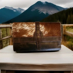 Cowhide Leather Wallet Womens - Bild 1 von 5