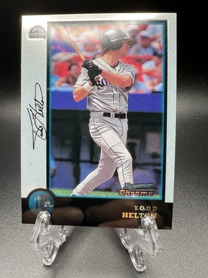 1998 Bowman Chrome - Todd Helton #119 - Image 1 of 2