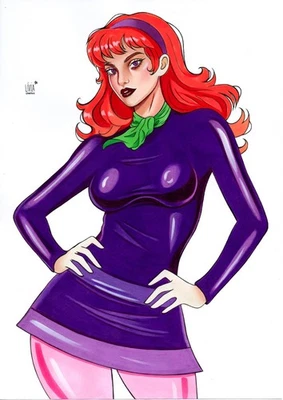 💥Daphne (09"x12") original comic art by  Livia Santos - TramaStudio💥 - Image 1 of 4