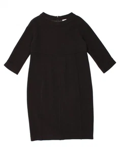 ARMANI COLLEZIONI Womens 3/4 Sleeve Sheath Dress IT 44 Medium Black BC15 - Picture 1 of 3