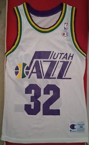 Vintage Champion Karl Malone Utah Jazz Trikot Gr. 36 Basketball NBA - Bild 1 von 2