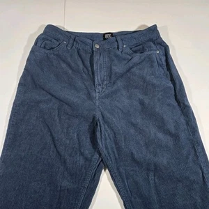 Pantalones BDG para mujer 32 azules dientes anchos pana mamá tiro alto cordones rectos - Imagen 1 de 11