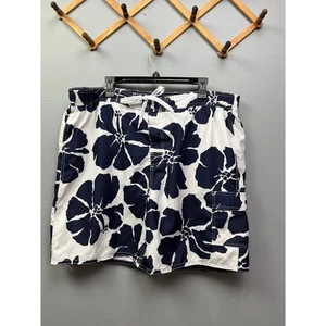 Breakwater men's XL hawaiian swim trunks XL Blue/White - Picture 1 of 7