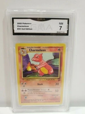Pokemon GMA 7 CHARMELEON 35/130 BASE SET 2 NON-HOLO - NEAR MINT - Image 1 of 2