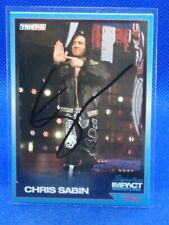 AUTOGRAPH Chris Sabin 2011 TriStar TNA Signature Impact Wrestling #42