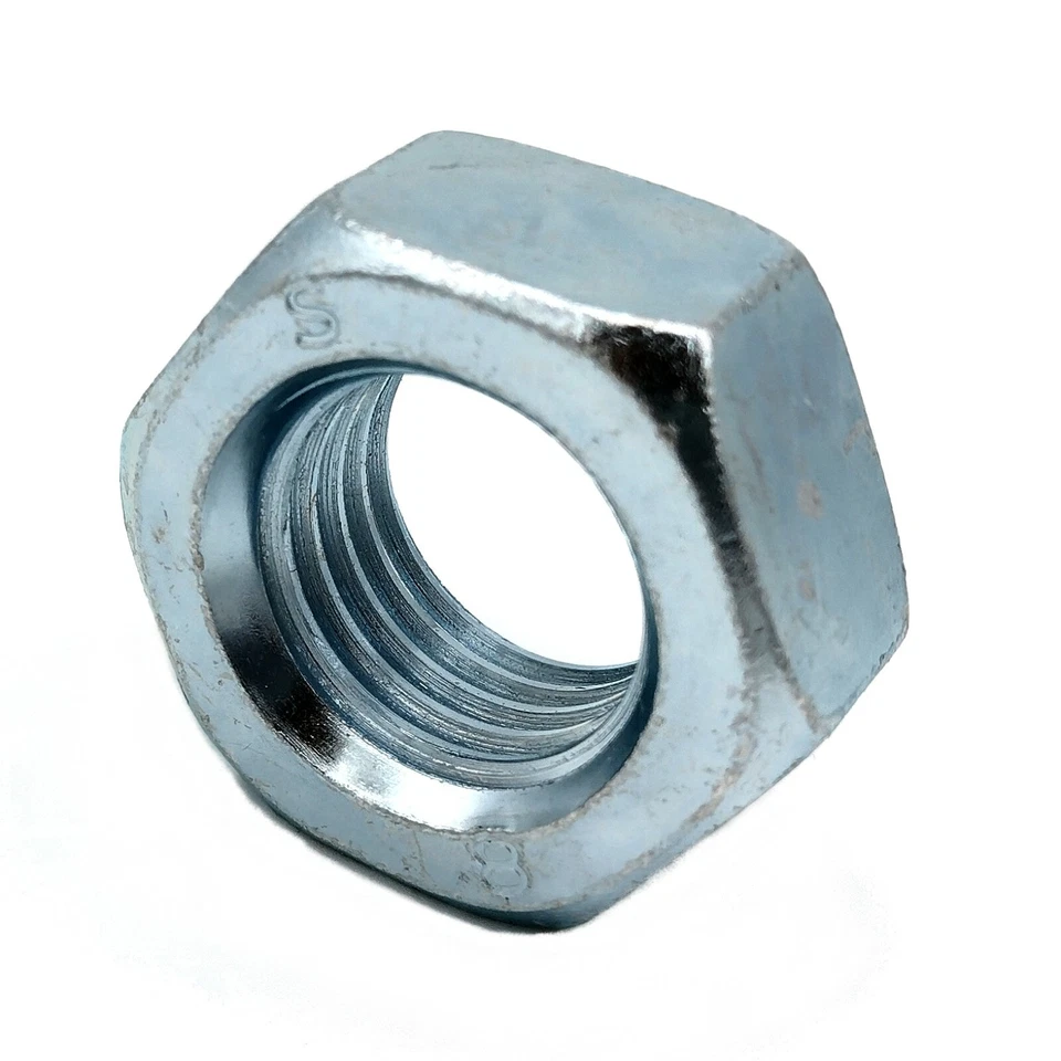 Sechskantmuttern DIN 934 8.8 verzinkt Muttern M8 M10 M12 M14 für Gewindestangen - Bild 1 von 4