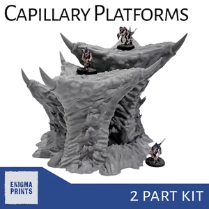 Kapillarbühnen - 28mm Tyraniden 3D gedrucktes Gelände für Tabletop Wargaming - Bild 1 von 7