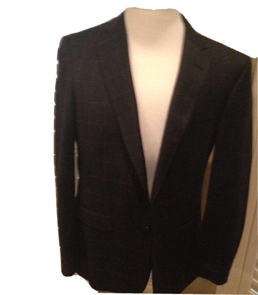 Abrigo deportivo PAL ZILERI GRIS LANA/CACHEMIRA EE. UU. 40R UE 50 HECHO A MANO EN ITALIA Foto 1 de 4