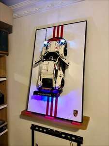 31,5" Metall Display Wandhalterung für LEGO 42096 Modell Porsche 911 RSR - Bild 1 von 18