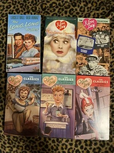 Classic Vintage VHS I LOVE LUCY Comedy Lot (6) Lucille Ball Desi Arnaz - Picture 1 of 5