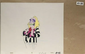 Beetlejuice Original Production Drawing And Cel 41-30 Used Cond. - Picture 1 of 6